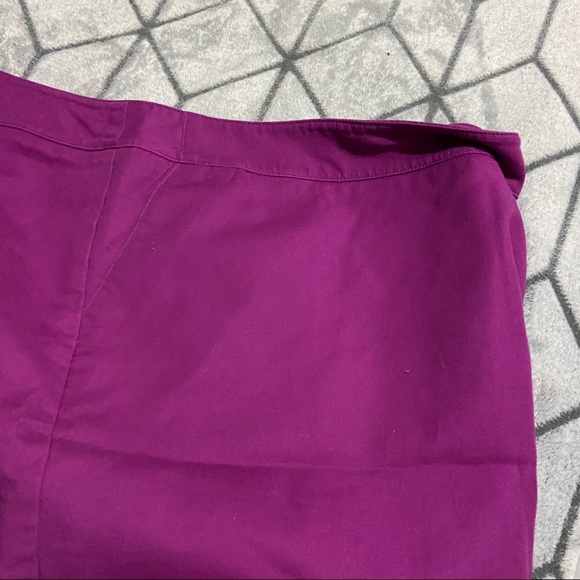 Merona Stretch Purple Skirt D - Picture 3 of 6